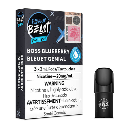 FLAVOUR BEAST PODS - BOSS BLUEBERRY