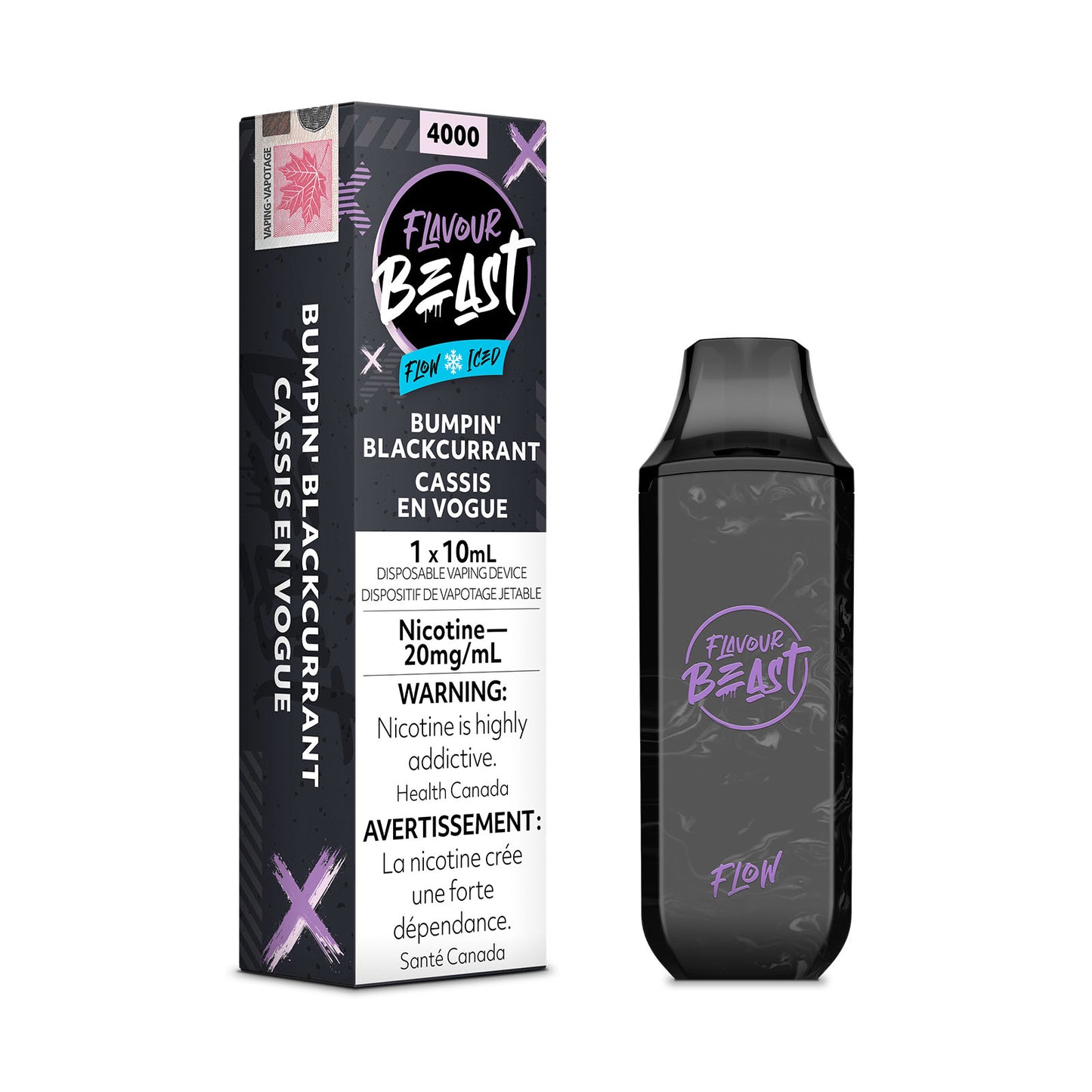 FLAVOUR BEAST 4000 - BUMPIN' BLACKCURRANT