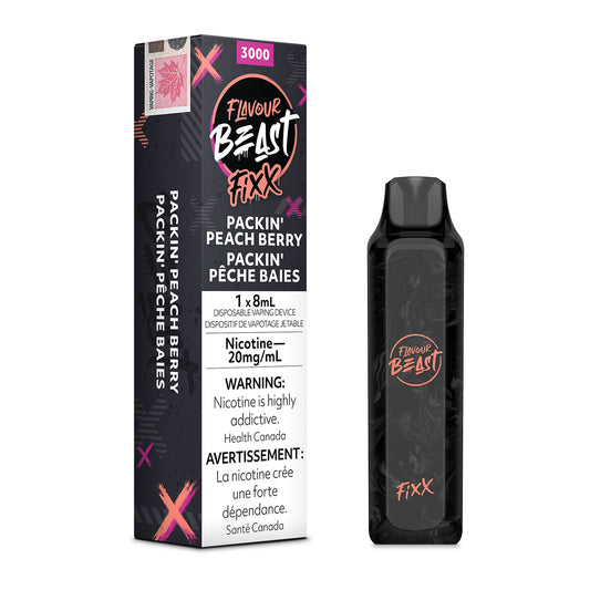 FLAVOUR BEAST FIXX 3000 - PACKIN PEACH BERRY