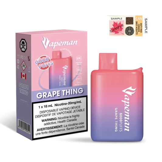 VAPEMAN 6000 - GRAPE THING