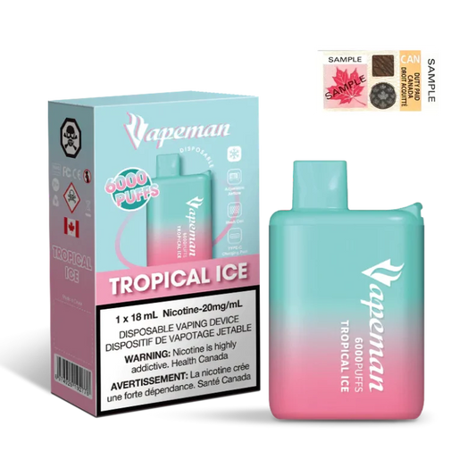VAPEMAN 6000 - TROPICAL ICE