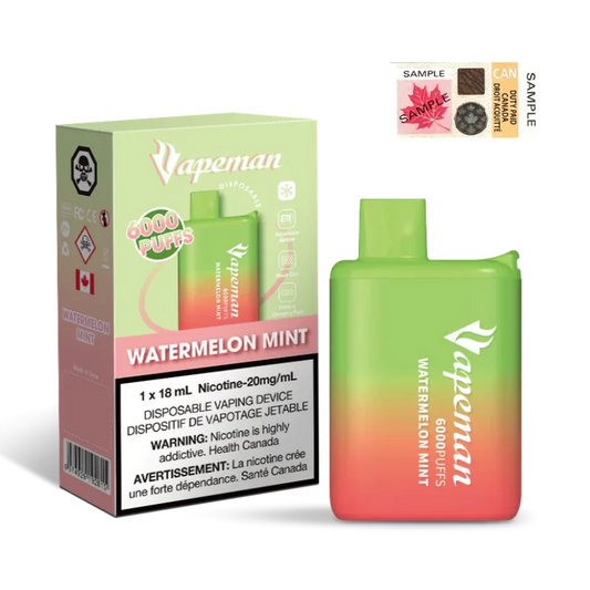 VAPEMAN 6000 - WATERMELON MINT